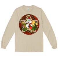 Mushroom Snowman Christmas Long Sleeve Tee - RanaPortraitStore