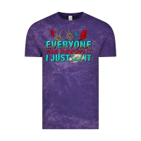 Cloud Purple everyone was thinking it i just said Vintage Tee - NancyCooperArtShop