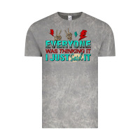 Cloud Rock everyone was thinking it i just said Vintage Tee - NancyCooperArtShop