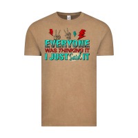 Vintage Coffee everyone was thinking it i just said Vintage Tee - NancyCooperArtShop