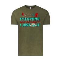 Vintage Olive everyone was thinking it i just said Vintage Tee - NancyCooperArtShop