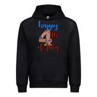 Black happy 4th of july Urban Hoodie - BundleAndBundleShop