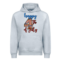 Heather Grey happy 4th of july Urban Hoodie - BundleAndBundleShop