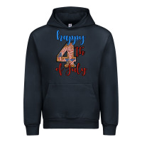 Navy happy 4th of july Urban Hoodie - BundleAndBundleShop