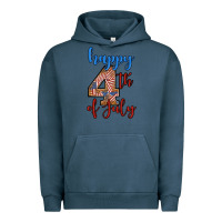 Pigment Midnight Navy happy 4th of july Urban Hoodie - BundleAndBundleShop