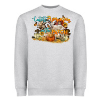 Heather Grey cutest pumpkins in the patch Heavyweight Sweatshirt - LillyAllenDesigns