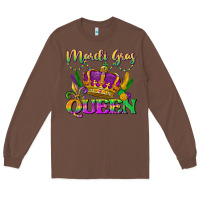 Chestnut mardi gras queen Long Sleeve Tee - LillyAllenDesigns