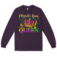 Plum mardi gras queen Long Sleeve Tee - LillyAllenDesigns