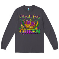 Smoke mardi gras queen Long Sleeve Tee - LillyAllenDesigns