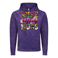 Cloud Purple wife mom boss daisy Vintage Hoodie - NancyCooperArtShop