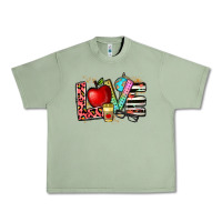 Oil Green love teacher Urban Heavy Tee - NancyCooperArtShop