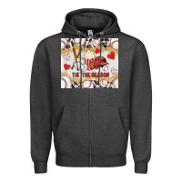 Charcoal Heather tis' the season with cowhide tumbler tbs Zipper Hoodie - TumblerDesignByShophia