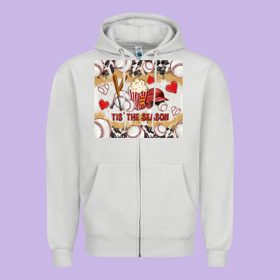 Tis' The Season With Cowhide Tumbler Tbs Zipper Hoodie Designed By Tumblerdesignbyshophia