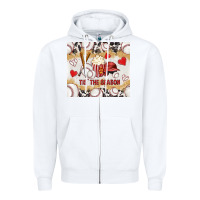 White tis' the season with cowhide tumbler tbs Zipper Hoodie - TumblerDesignByShophia