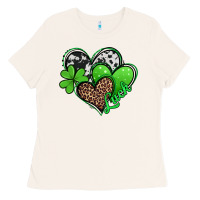 Bone st patricks day hearts Ladies Tee - Jasminsmagicworld