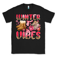 Black pink winter vibes Classic Tee - MaliasSmallBusiness