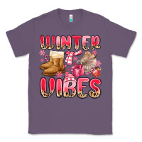 Lavender pink winter vibes Classic Tee - MaliasSmallBusiness
