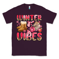 Plum pink winter vibes Classic Tee - MaliasSmallBusiness