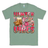 Sage pink winter vibes Classic Tee - MaliasSmallBusiness