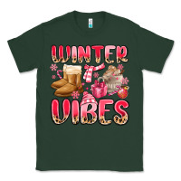 Sports Green pink winter vibes Classic Tee - MaliasSmallBusiness