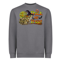 Trick Or Treat With Frog Heavyweight Sweatshirt | Teevron