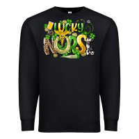 Black lucky nurse St. Patrick's Premium Sweatshirt - HowdyJamesFarm