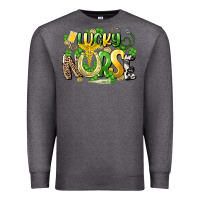 Charcoal Heather lucky nurse St. Patrick's Premium Sweatshirt - HowdyJamesFarm