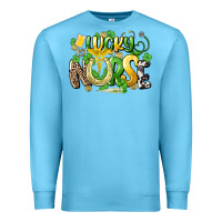 Ocean Blue lucky nurse St. Patrick's Premium Sweatshirt - HowdyJamesFarm