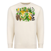 Sandshell lucky nurse St. Patrick's Premium Sweatshirt - HowdyJamesFarm