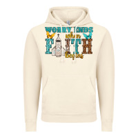 Vintage Artic worry ends when faith begins Vintage Hoodie - NancyCooperArtShop