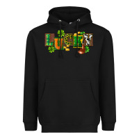 Black Western lucky St. Patrick's Day Heavyweight Hoodie - CowGirlArtShop