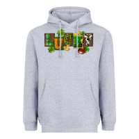 Heather Grey Western lucky St. Patrick's Day Heavyweight Hoodie - CowGirlArtShop