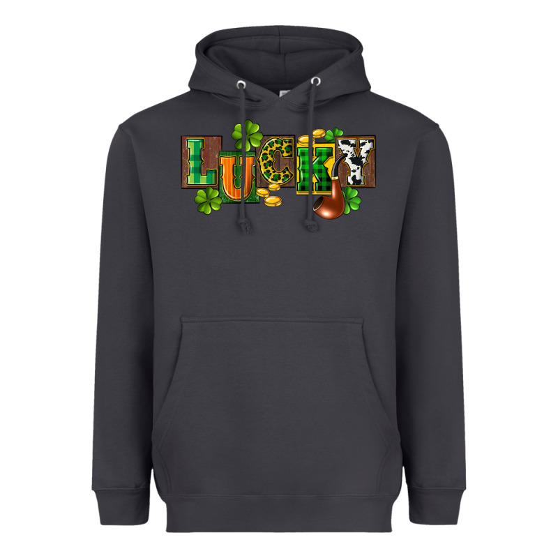 Western Lucky St. Patrick's Day Heavyweight Hoodie by CowGirlArtShop | Teevron