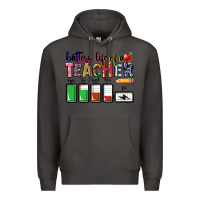 Smoke Battery life of a Teacher Premium Hoodie - CowGirlArtShop