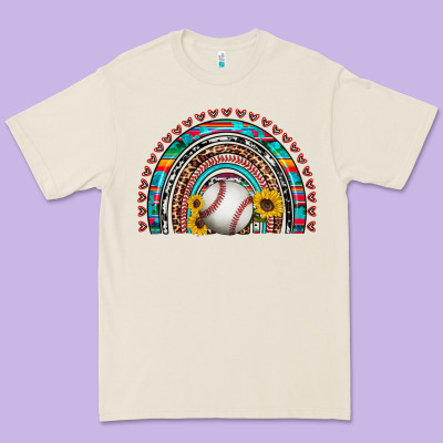 Baseball Rainbow Premium Tee Designed By Artiststas