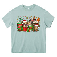 Arona christmas cows coffee Heavy Core Tee - Jasminsmagicworld