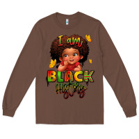 Chestnut i am black history juneteenth Long Sleeve Tee - LillyAllenDesigns