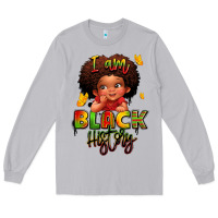 Moon Dust i am black history juneteenth Long Sleeve Tee - LillyAllenDesigns