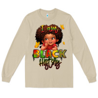 Mushroom i am black history juneteenth Long Sleeve Tee - LillyAllenDesigns