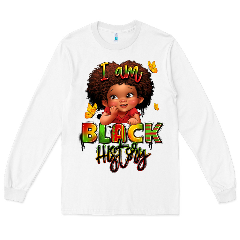 I Am Black History Juneteenth Long Sleeve Tee by LillyAllenDesigns | Teevron