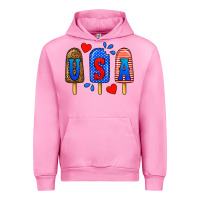 Fuchsia Pink usa popsicles Urban Hoodie - BundleAndBundleShop