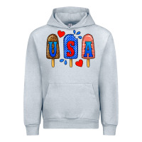 Heather Grey usa popsicles Urban Hoodie - BundleAndBundleShop