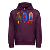 Mauve Wine usa popsicles Urban Hoodie - BundleAndBundleShop