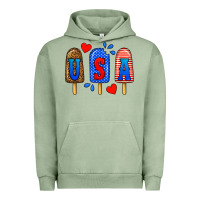 Pigment Oil Green usa popsicles Urban Hoodie - BundleAndBundleShop