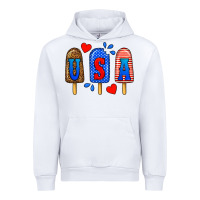 White usa popsicles Urban Hoodie - BundleAndBundleShop