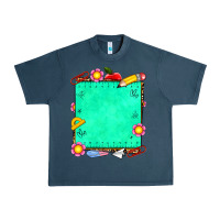 Midnight Navy school add your own text Urban Heavy Tee - NancyCooperArtShop