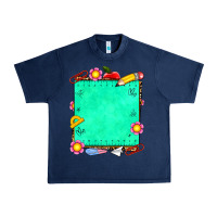 Navy school add your own text Urban Heavy Tee - NancyCooperArtShop