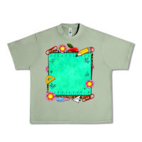 Oil Green school add your own text Urban Heavy Tee - NancyCooperArtShop