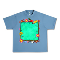 Pebble Blue school add your own text Urban Heavy Tee - NancyCooperArtShop