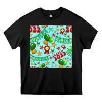 Black class of 2022 graduation seamless pattern Heavy Core Tee - BundleAndBundleShop
